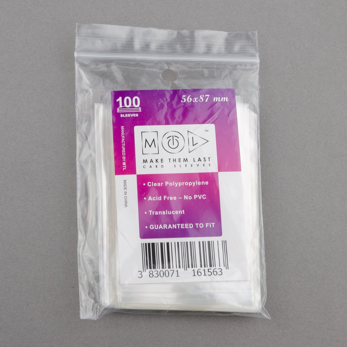 thumbnail interactive-video image 1 of Legion Supplies LGNBOX135 DB Absolute Fire Sleeves - 100 Per Pack, 100... 1 of 12