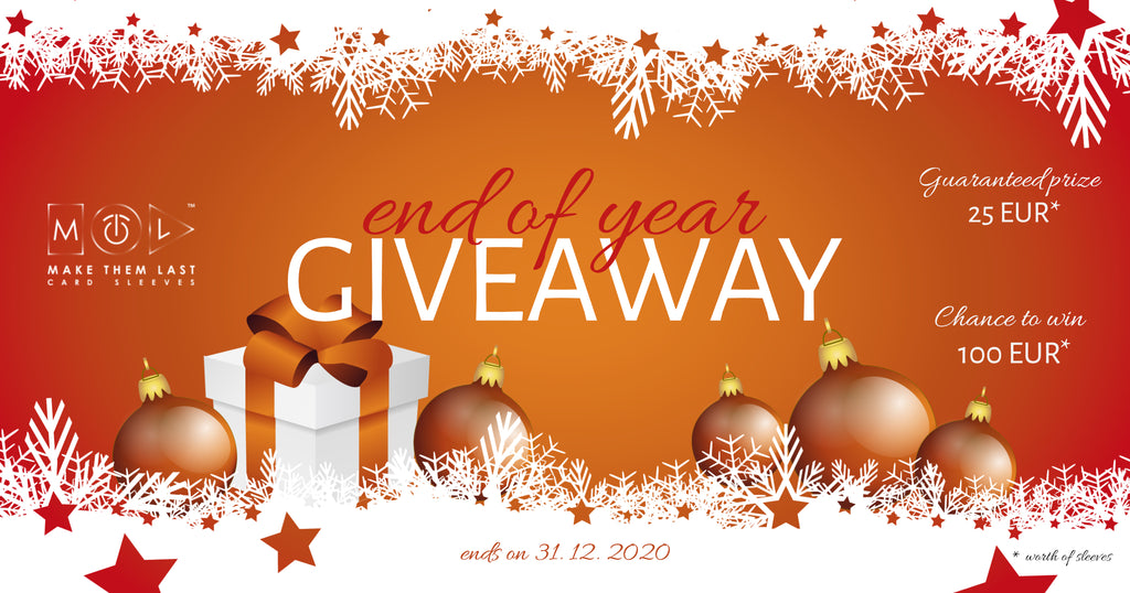 The End of Year Giveaway is HERE!! It's OVER!