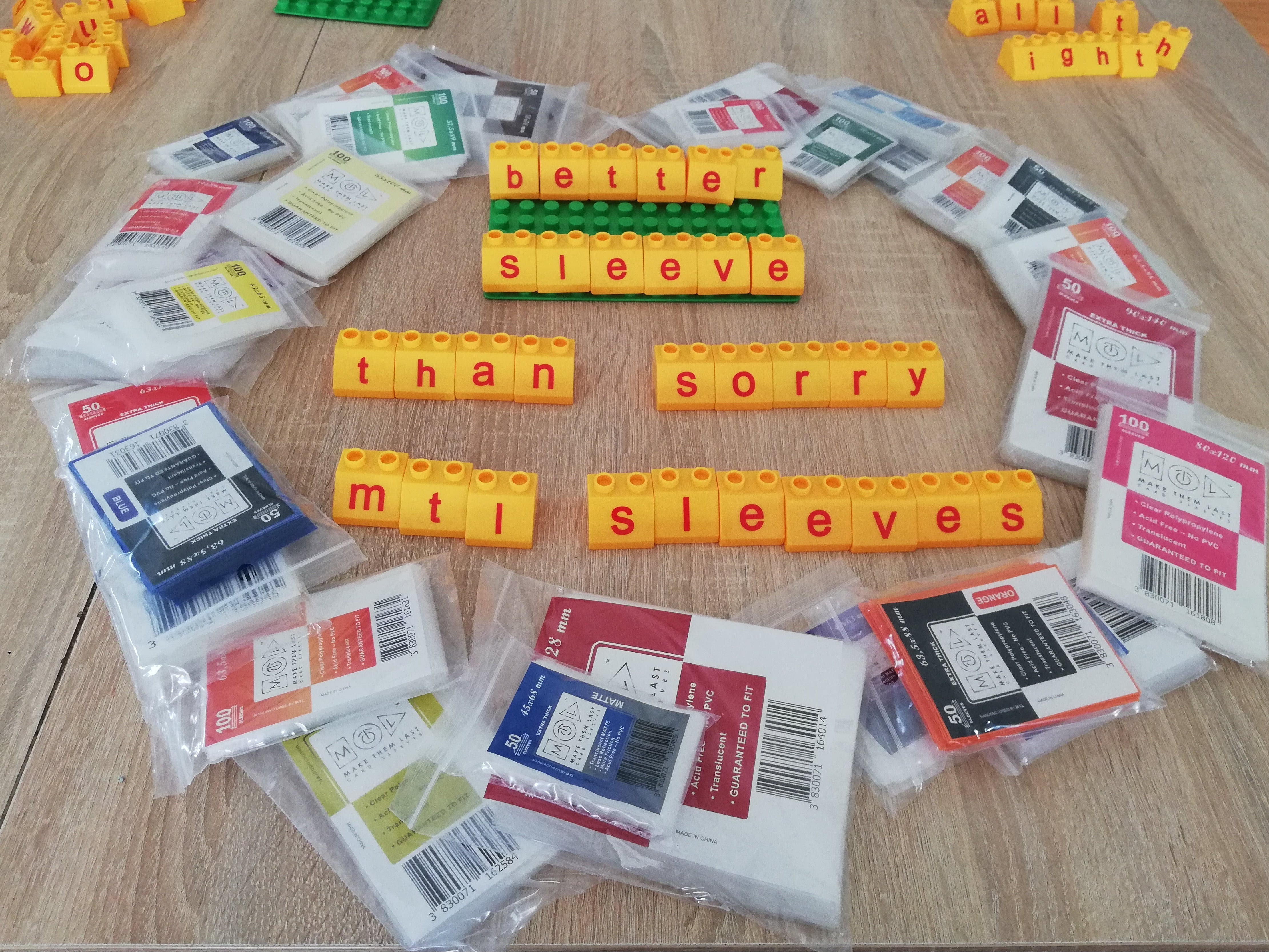 make them last card sleeves TMD 55x77 mm 100pcs Soft Board Games & Card Sleeves MTL Sleeves