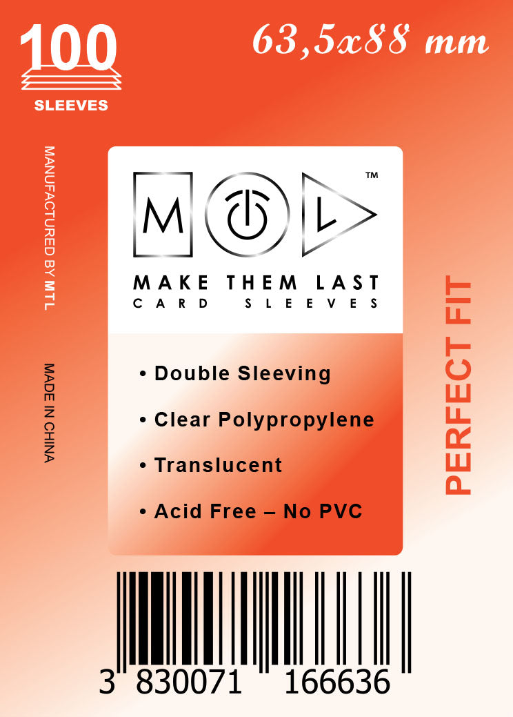 63,5x88mm – MTL Sleeves