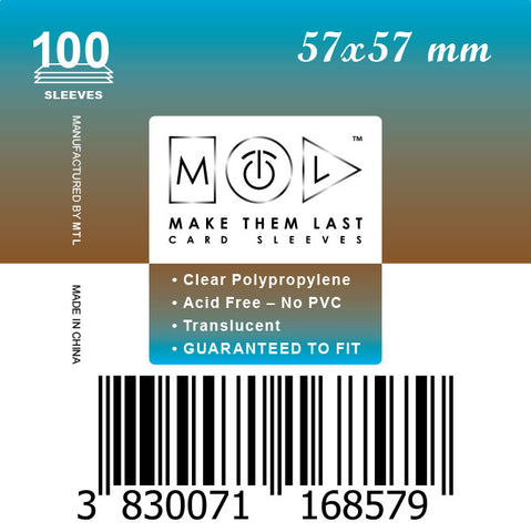 57x57mm MTL Sleeves 57x57mm MTL Sleeves