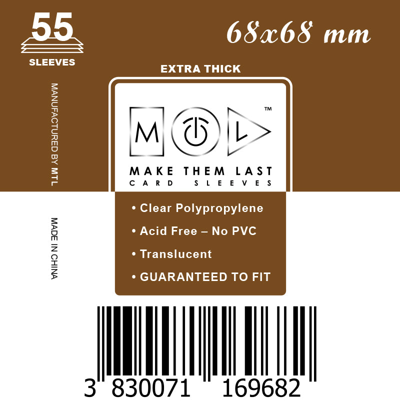 68x68mm – MTL Sleeves