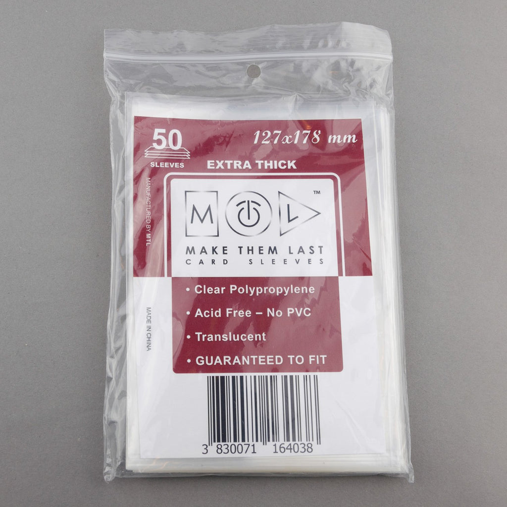 TOSAH 127x178 mm 50pcs Thick Board Games & Card Sleeves TOSAH 127x178 mm 50pcs Thick Board Games & Card Sleeves