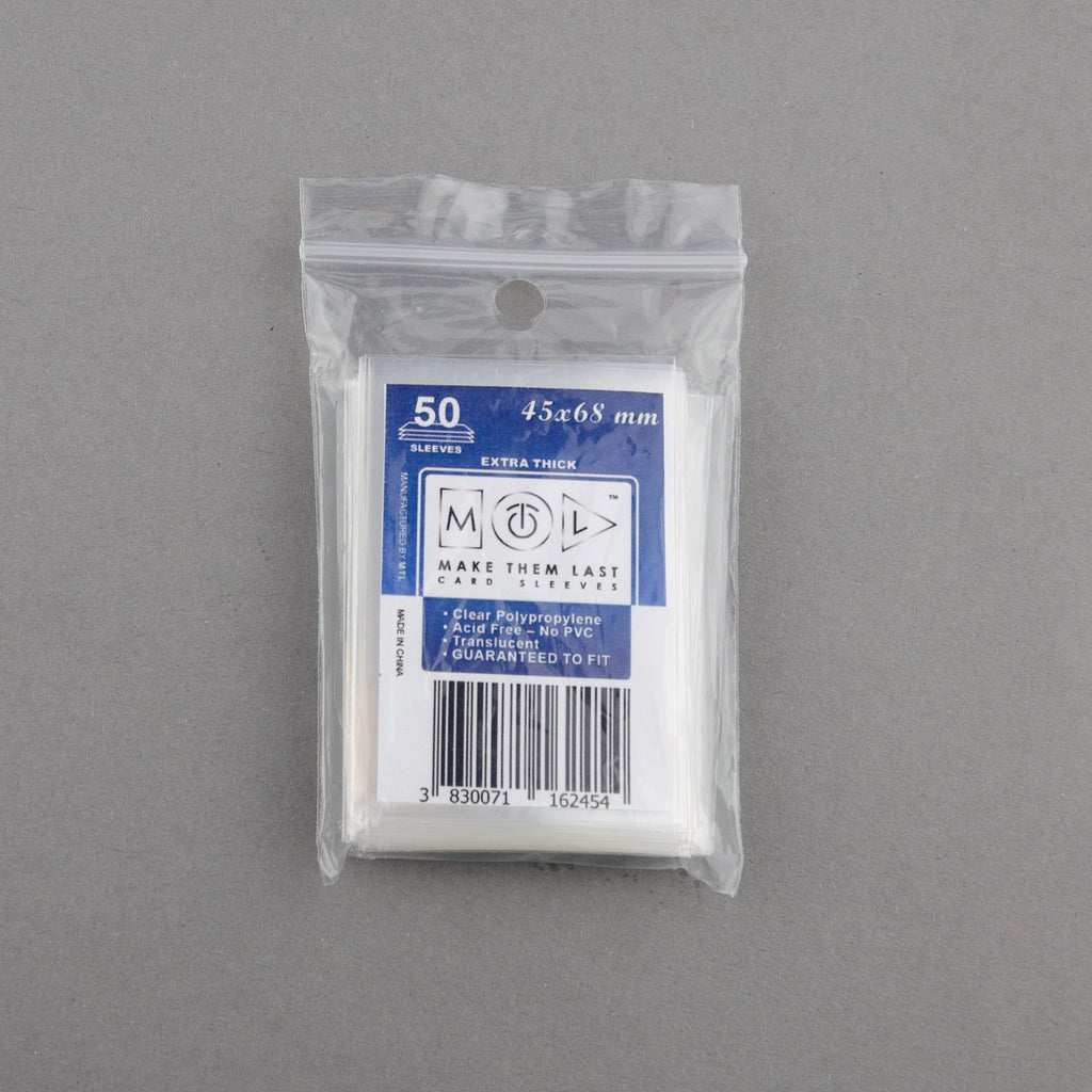 TMEU 45x68 mm 50pcs Thick Board Games & Card Sleeves TMEU 45x68 mm 50pcs Thick Board Games & Card Sleeves