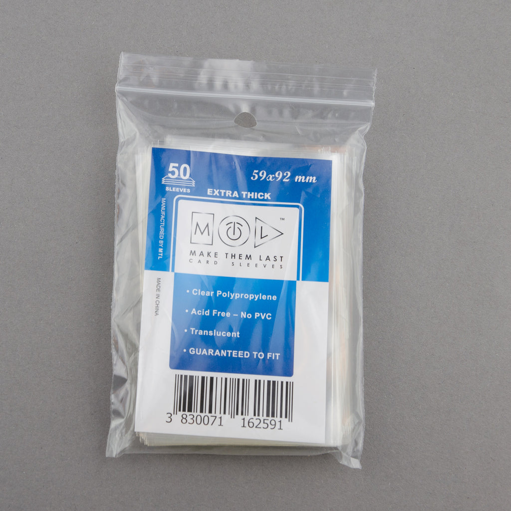TEUR 59x92 mm 50pcs Thick Board Games & Card Sleeves MTL Sleeves TEUR 59x92 mm 50pcs Thick Board Games & Card Sleeves MTL Sleeves