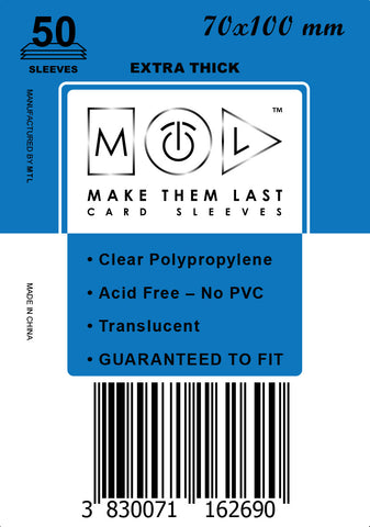 70x100mm MTL Sleeves 70x100mm MTL Sleeves