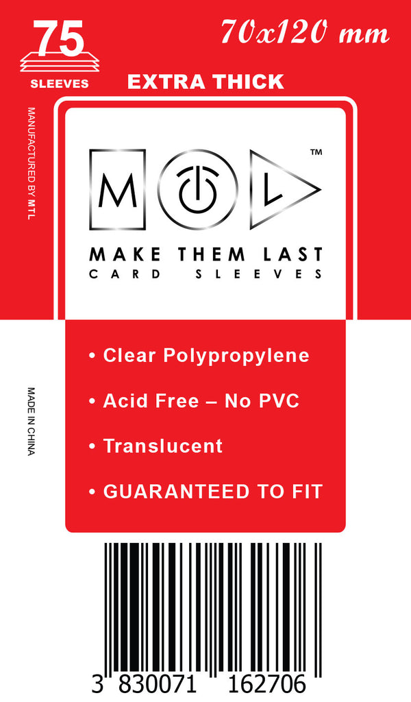 Hellboy: The Board Game Sleeves Bundle THICK Board Games & Card Sleeve MTL Sleeves Hellboy: The Board Game Sleeves Bundle THICK Board Games & Card Sleeve MTL Sleeves