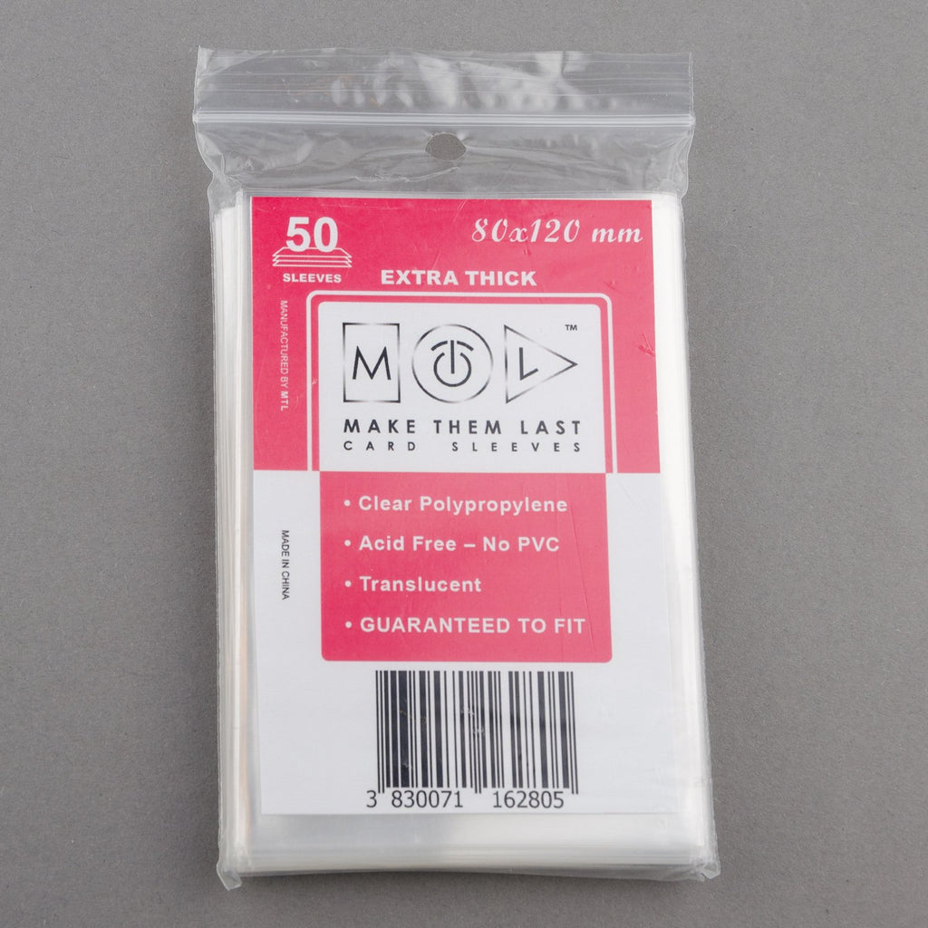 80x120mm card sleeves TBEU 80x120 mm 50pcs Thick Board Games & Card Sleeves – MTL Sleeves