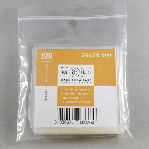 70x100mm card sleeves S76 76x76 mm 100pcs Soft Board Games & Card Sleeves – MTL Sleeves